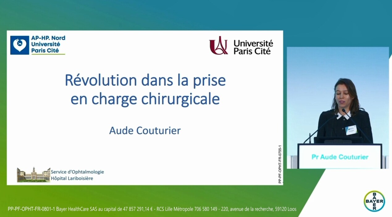 OCT per opératoire - Pr Aude Couturier